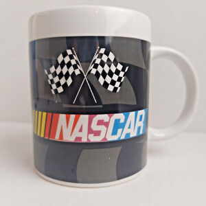 VTG NASCAR Coffee Tea Mug 2003 Black Color Logo Car Auto Racing Sherwood Brands